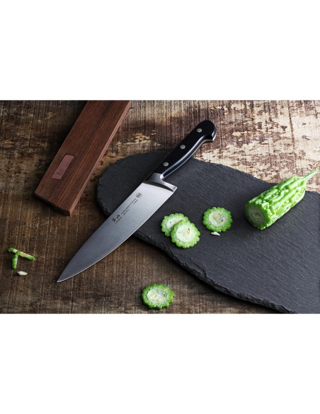 Cuchillo de Chef Cangshan TV2 20.3 cm Acero Sueco 14C28N