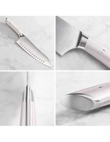 Cuchillo de Chef Forjado Cangshan HELENA 20.32 cm Blanco