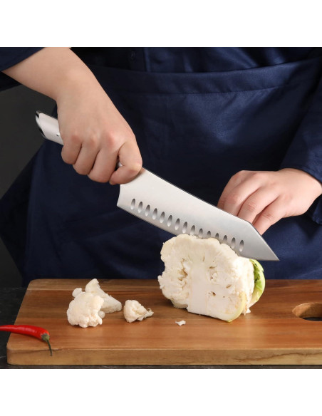 Cuchillo de Chef Forjado Cangshan HELENA 20.32 cm Blanco