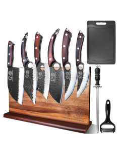 Conjunto de Cuchillos de Cocina XYJ 10 Pcs Acero Alto Carbono