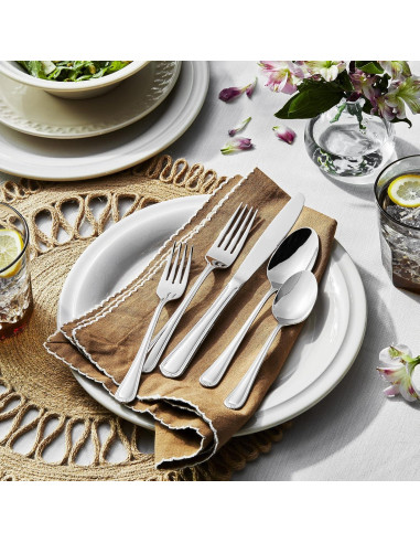 Juego de Cubiertos HENCKELS Alcea 65 Piezas Acero Inoxidable