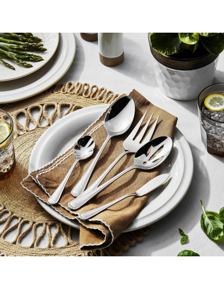 Juego de Cubiertos HENCKELS Alcea 65 Piezas Acero Inoxidable