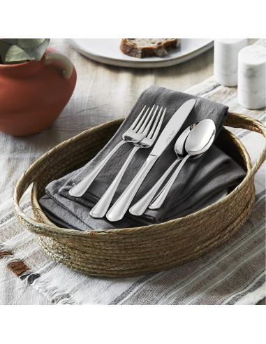 Juego de Cubiertos HENCKELS Alcea 65 Piezas Acero Inoxidable