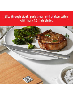 Juego de cuchillos para carne ZWILLING 8 piezas acero inoxidable 2