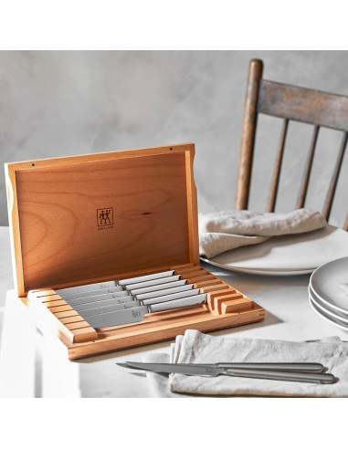 Juego de cuchillos para carne ZWILLING 8 piezas acero inoxidable