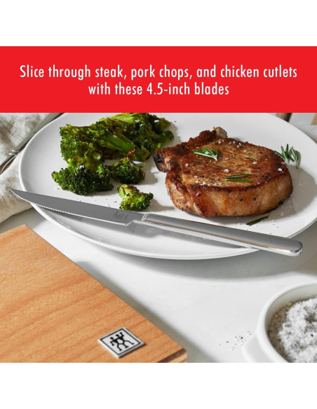 Juego de cuchillos para carne ZWILLING 8 piezas acero inoxidable