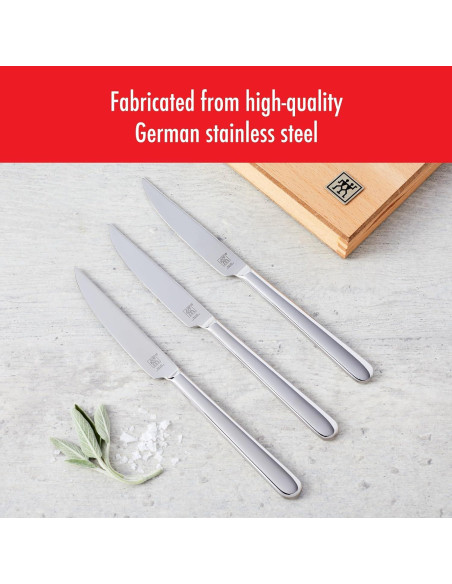 Juego de cuchillos para carne ZWILLING 8 piezas acero inoxidable