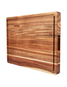 Tabla de Cortar de Madera de Acacia GAOMON 50.8x38.1 cm con Mango
