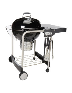 Parrilla de Carbón Weber Performer 22" Negra con Mesa Plegable