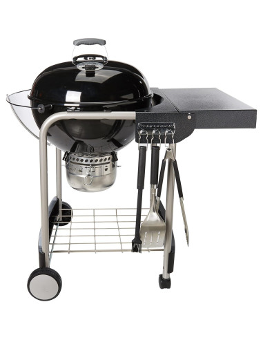Parrilla de Carbón Weber Performer 22" Negra con Mesa Plegable