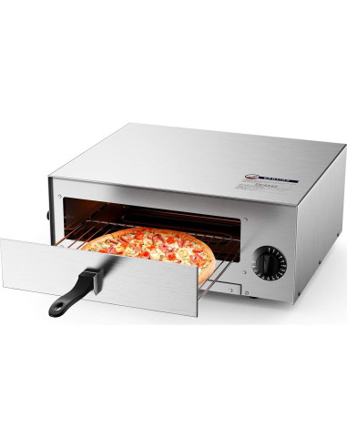 Horno de Pizza Eléctrico Giantex EP20961 Acero Inoxidable 30.48 cm