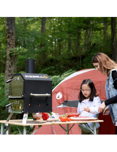Horno de Pizza PIZZELLO 66 cm de Acero Inoxidable con Accesorios 2