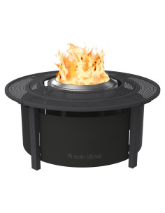Mesa de Fuego Surround Solo Stove 78.74 cm Negra - Barrera Protectora