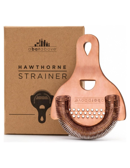 Colador Hawthorne A Bar Above de Cobre Antiguo 14.19 cm