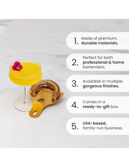 Colador Hawthorne A Bar Above de Cobre Antiguo 14.19 cm