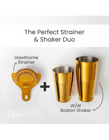 Colador Hawthorne A Bar Above de Cobre Antiguo 14.19 cm