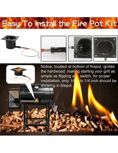 Kit de Repuesto Hot Rod JAQKITU para Parrillas Traeger