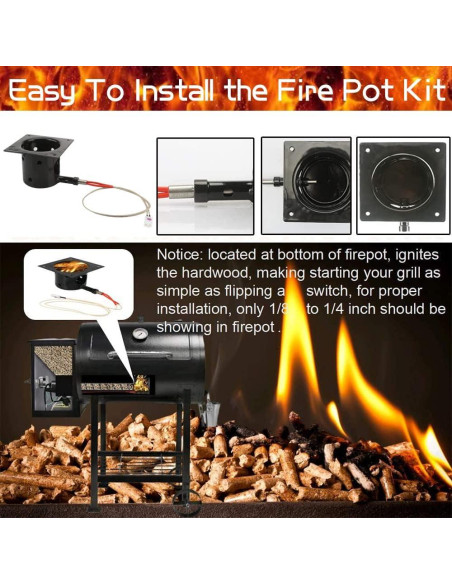 Kit de Repuesto Hot Rod JAQKITU para Parrillas Traeger