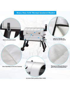 Manta Térmica Aislante FORYEYC para Parrilla Traeger 34 2