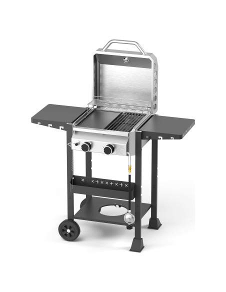 Parrilla de Gas Propano Electactic 2 Quemadores 16000 BTU