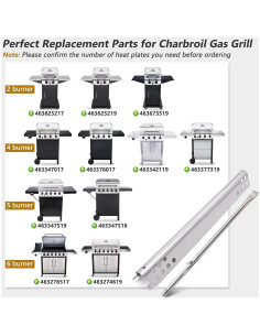 Kit de Repuesto Criditpid para Parrilla Charbroil 6 Quemadores 2