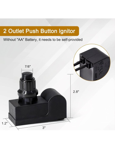 Kit de Repuesto Criditpid para Parrilla Charbroil 6 Quemadores