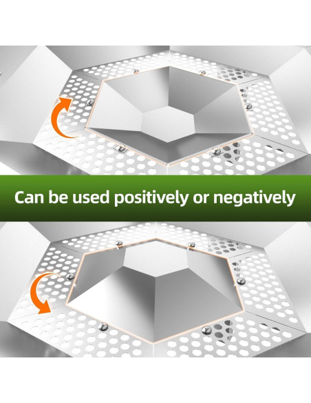 Deflector de Calor KCSYRS para Fogata Bonfire 62.5 cm Acero Inoxidable