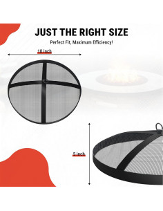 Pantalla de Chispas FEBTECH para Solo Stove Bonfire 46.99 cm 2