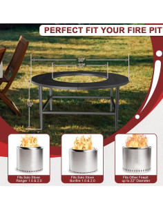 Mesa de Superficie para Fogata Grilleroy 38" para Solo Stove 2