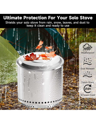 Tapa de Fogón Solo Stove Bonfire 19.5" Acero Inoxidable