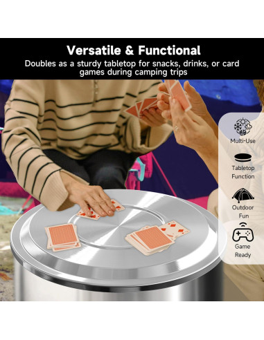 Tapa de Fogón Solo Stove Bonfire 19.5" Acero Inoxidable