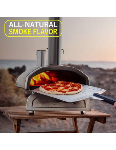 Leña Secada al Horno Cereza para Mini Horno de Pizza 15.2 cm