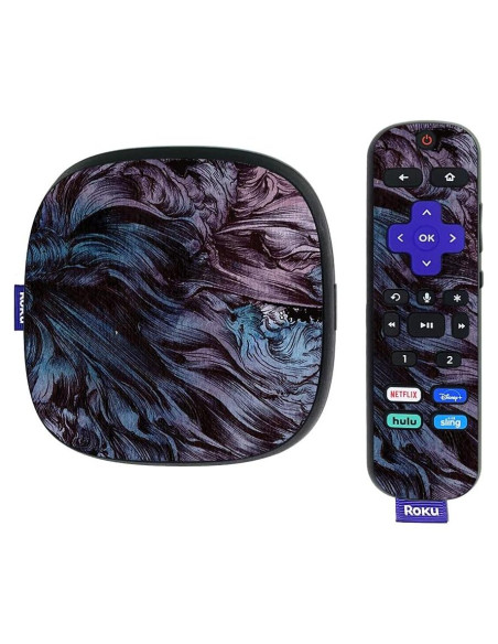 Piel de Vinilo MightySkins para Roku Ultra HDR 4K 2020 - Onda Enfadada