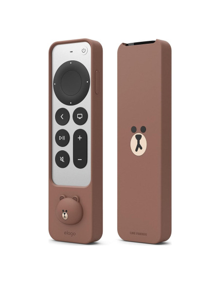 Funda Slim elago LINE Friends para Apple TV 4K Control Remoto Marrón