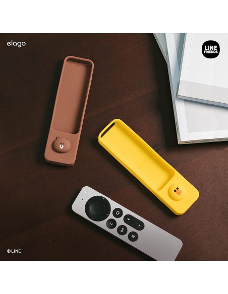 Funda Slim elago LINE Friends para Apple TV 4K Control Remoto Marrón