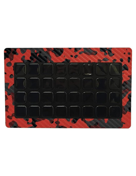 Piel de Fibra de Carbono MightySkins para Elgato Stream Deck XL - Camo Rojo