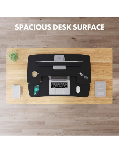 Elevador de Escritorio Eléctrico FlexiSpot EM7 91.44 cm Negro