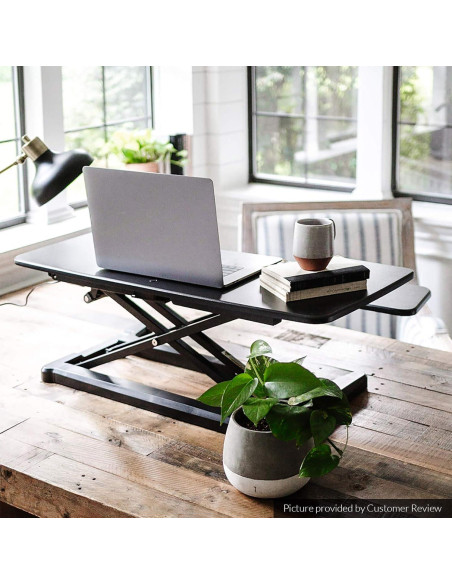 Elevador de Escritorio Eléctrico FlexiSpot EM7 91.44 cm Negro