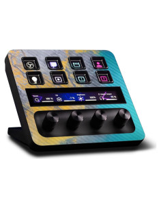 Piel de Fibra de Carbono MightySkins para Elgato Stream Deck + Amarillo