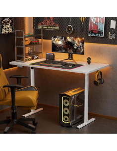 Escritorio de pie eléctrico Simple Deluxe 61x122 cm blanco 2