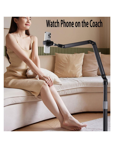 Soporte de Piso para Teléfono Hocoder HC-103-01 Ajustable 129.54 cm Soporte de Piso para Teléfono Hocoder HC-103-01 Ajustable 129.54 cm