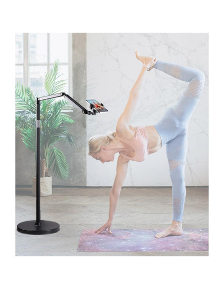 Soporte de Piso para Teléfono Hocoder HC-103-01 Ajustable 129.54 cm Soporte de Piso para Teléfono Hocoder HC-103-01 Ajustable 129.54 cm