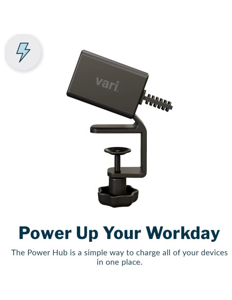 Vari Power Hub - Estación de Carga con 5 Salidas AC y 2 USB