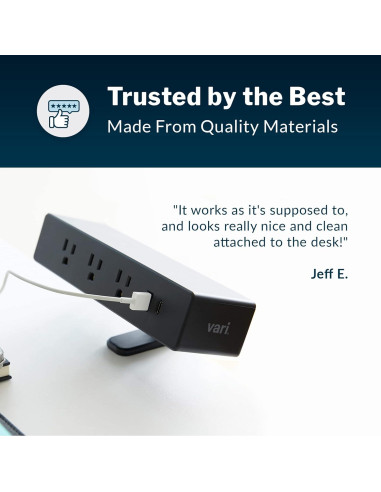 Vari Power Hub - Estación de Carga con 5 Salidas AC y 2 USB