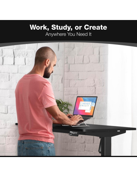 Escritorio Eléctrico Ajustable Mount-It! MI-8035 101.6x61 cm Negro
