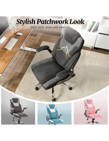 Silla de Oficina Ergonómica BLISNEST con Soporte Lumbar Ajustable