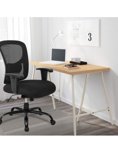 Silla de Oficina Ergonómica BestOffice 500lbs Negra