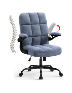 Silla de Oficina Ejecutiva SEATZONE Charles Ergonomica Azul
