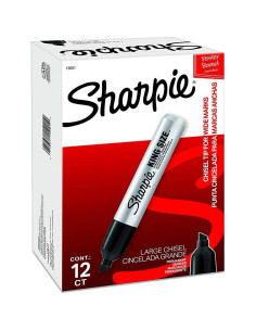 Marcadores Permanentes Sharpie Pro Chisel Negro 24 Unidades 2