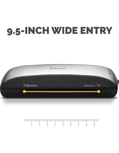 Laminadora Fellowes Spectra 95 24.1 cm Plata/Negro